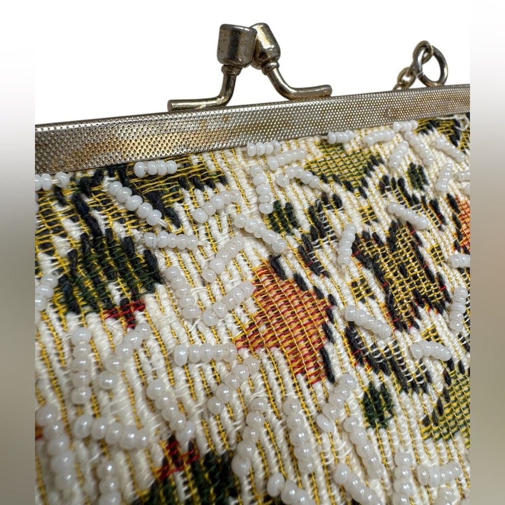 Fine Arts Vintage Beaded Tapestry Evening Bag - Picture 10 of 14